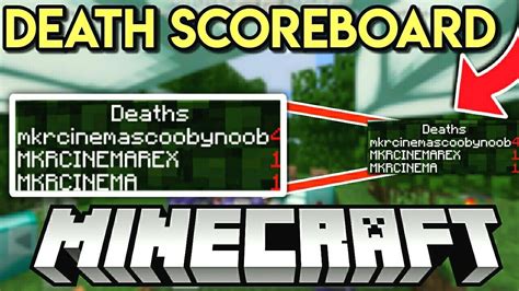 minecraft scoreboard|minecraft scoreboard command deaths.